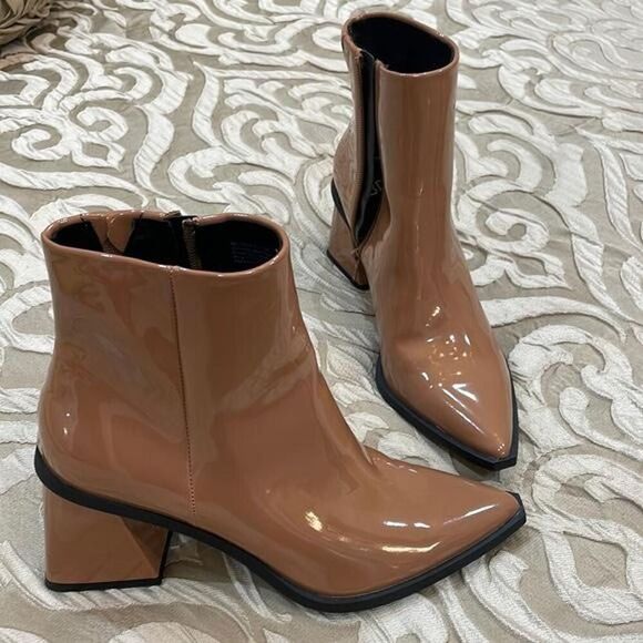 BP LOREN Women's Tan Ankle Boots - Picture 10 of 10